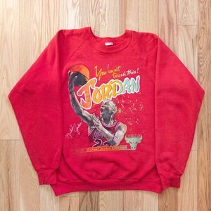 RARE 1991 Michael Jordan MVP "You Can't Touch This!" Crewneck Sweatshirt Size XL